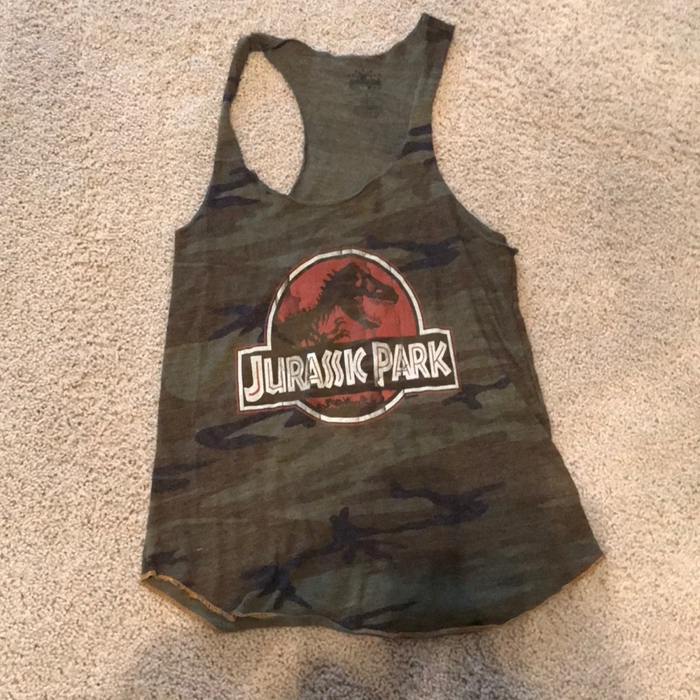 Jurassic Park camo tank